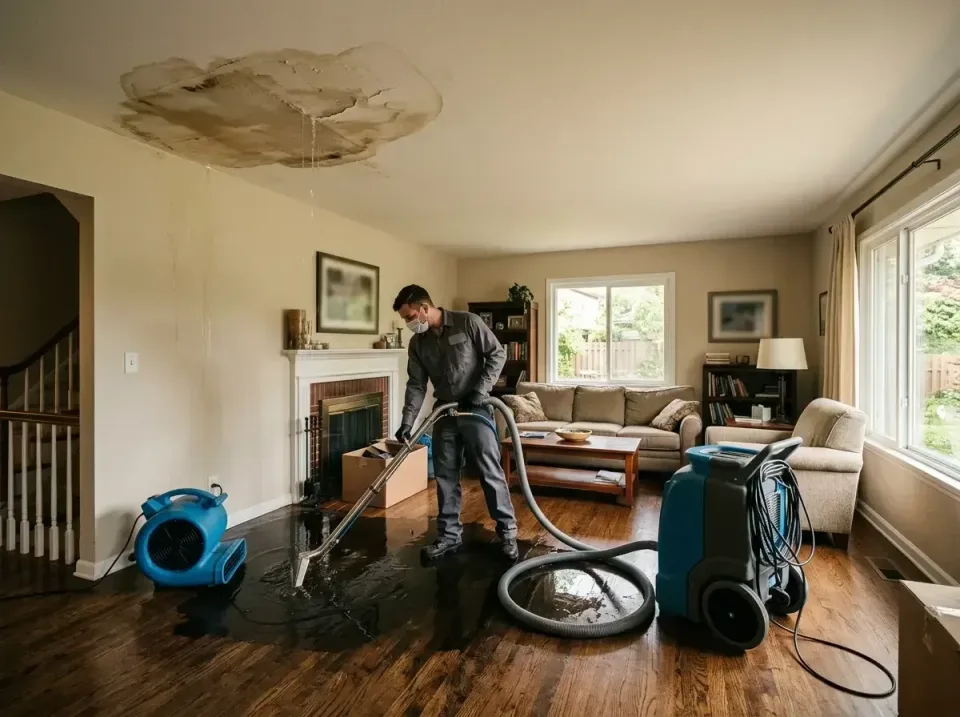 attic-pipe-burst-ceiling-drip-008 — frequently asked questions, Water Damage Restoration & Carpet Care in Lorane, PA